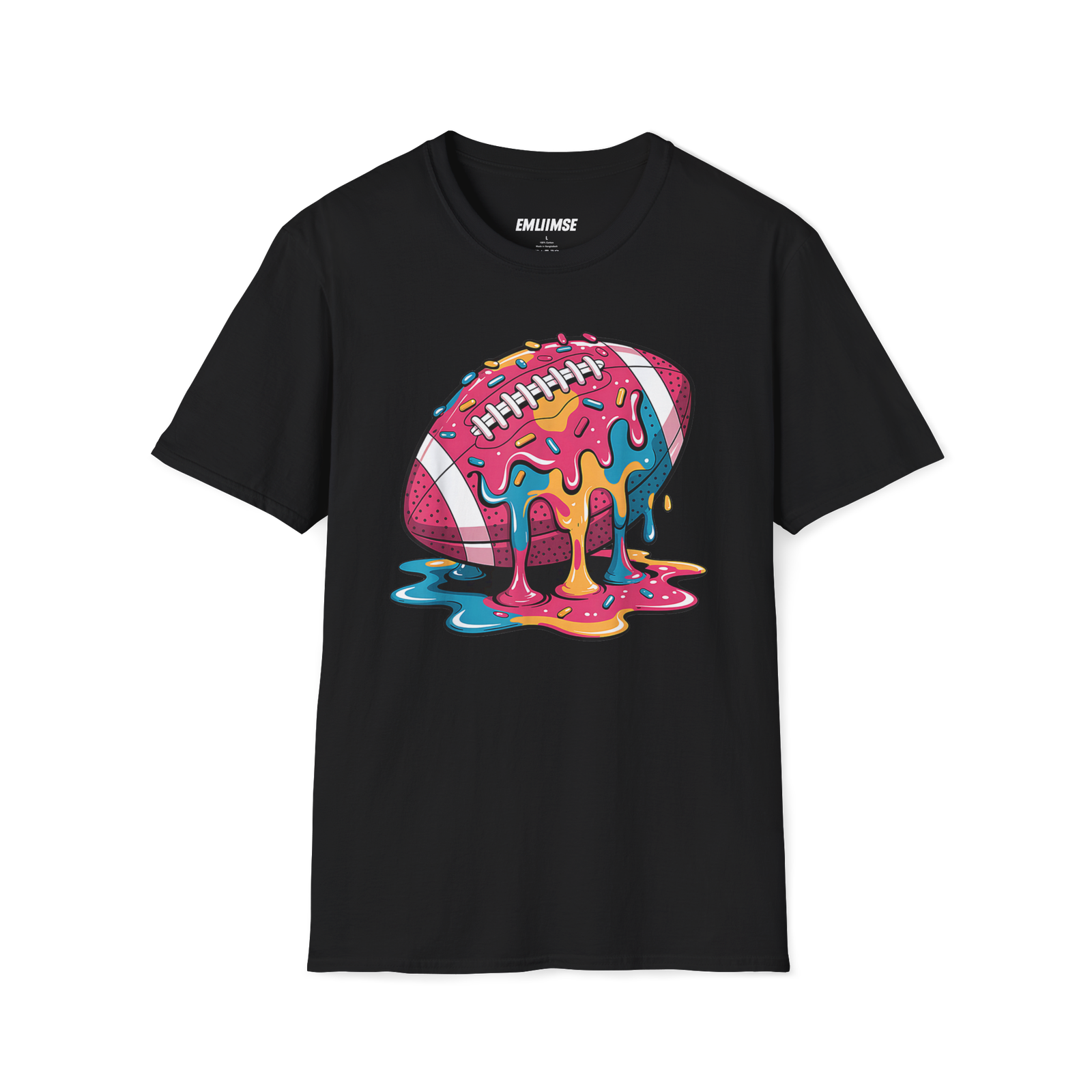 football ice cream drip sprinkles football ice cream drip sprinkles